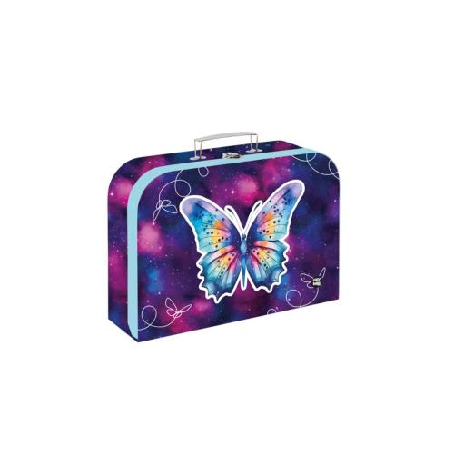 Oxybag Kufrík lamino 34 cm Motýl fialový